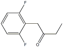 1-(2,6-DIFLUOROPHENYL)BUTAN-2-ONE结构式