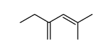 2-ethyl-4-methyl-penta-1,3-diene Structure