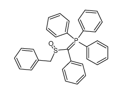 ((benzylsulfinyl)(phenyl)methylene)triphenyl-5-phosphane Structure