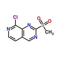 8-Chloro-2-(methylsulfonyl)pyrido[3,4-d]pyrimidine structure
