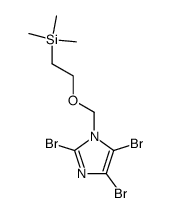 2,4,5-tribromo-1-[[2-(trimethylsilyl)ethoxy]methyl]-1H-imidazole结构式