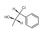 (+)-(1R,2S)-1-phenyl-1-chloro-2-propanol结构式