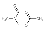 Formamide,N-[(acetyloxy)methyl]-N-methyl- structure