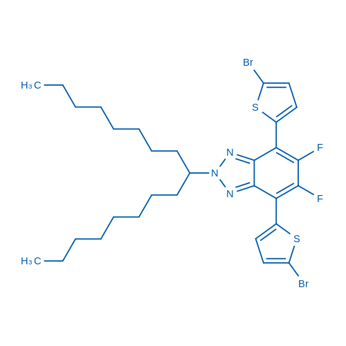 2H-Benzotriazole, 4, 7-bis(5-bromo-2-thienyl)-5, 6-difluoro-2-(1-octylnonyl)- picture