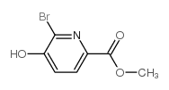 methyl 6-bromo-5-hydroxy-2-pyridinecarboxylate structure