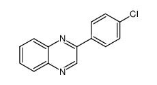 2-(4-chlorophenyl)quinoxaline结构式