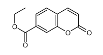 ethyl 2-oxochromene-7-carboxylate Structure