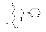(S)-2-(((S)-1-phenylethyl)amino)pent-4-enamide结构式