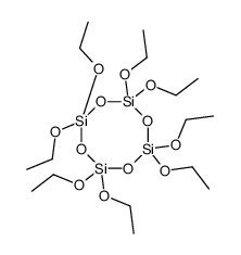 2,2,4,4,6,6,8,8-octaethoxy-1,3,5,7,2,4,6,8-tetraoxatetrasilocane结构式