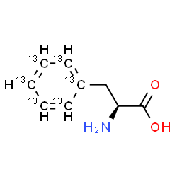 L-Phenylalanine-13C6结构式