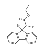 [9-Brom-fluorenyl-(9)]-bromessigsaeure-aethylester Structure