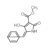1H-Pyrrole-3-carboxylicacid, 2,5-dihydro-4-hydroxy-2-oxo-5-(phenylmethylene)-, methyl ester picture