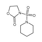 3-(piperidin-1-ylsulfonyl)oxazolidin-2-one Structure