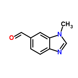 1-Methyl-1H-benzo[d]imidazole-6-carbaldehyde structure