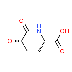 L-Alanine,N-[(2S)-2-hydroxy-1-oxopropyl]-(9CI) Structure