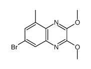 7-bromo-5-methyl-2,3-dimethoxy-quinoxaline Structure