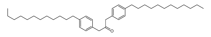 1,3-bis(4-dodecylphenyl)propan-2-one Structure