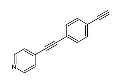 (4-ethynylphenyl)(4-pyridyl)acetylene结构式