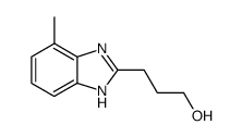 1H-Benzimidazole-2-propanol,4-methyl-(9CI)结构式
