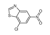 Benzothiazole, 7-chloro-5-nitro- (9CI) Structure