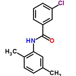 3-Chloro-N-(2,5-dimethylphenyl)benzamide结构式
