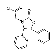 2-[(4S,5R)-2-oxo-4,5-diphenyl-1,3-oxazolidin-3-yl]acetyl chloride Structure