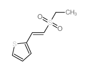 Thiophene,2-[2-(ethylsulfonyl)ethenyl]- Structure