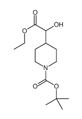 1-BOC-4-(ETHOXYCARBONYL-HYDROXY-METHYL)-PIPERIDINE Structure