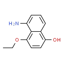 1-Naphthalenol,5-amino-4-ethoxy-(9CI) structure