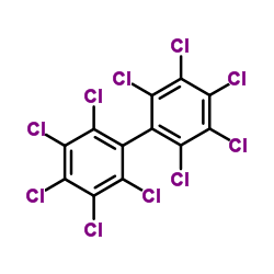 Decachlorobiphenyl structure