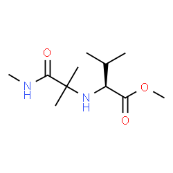 L-Valine, N-[1,1-dimethyl-2-(methylamino)-2-oxoethyl]-, methyl ester (9CI) structure