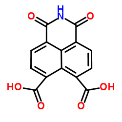 1,3-Dioxo-2,3-dihydro-1H-benzo[de]isoquinoline-6,7-dicarboxylic acid结构式