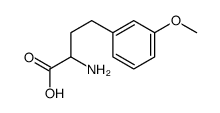 2-amino-4-(3-methoxyphenyl)butanoic acid结构式