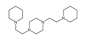 1,4-Bis(2-piperidinoethyl)piperazine Structure