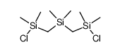 bis[(chlorodimethylsilyl)methyl]dimethylsilane Structure