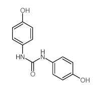 Urea,N,N'-bis(4-hydroxyphenyl)- Structure