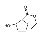 顺式-2-羟基环戊烷甲酸乙酯结构式