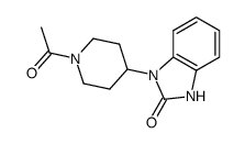 1-(1-acetylpiperidin-4-yl)-1H-benzo[d]imidazol-2(3H)-one结构式