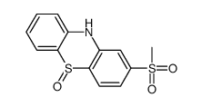 2-(Methylsulfonyl)-10H-phenothiazine 5-Oxide structure