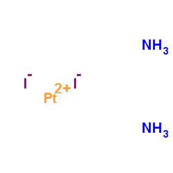 Platinum, diamminediiodo-, cis- Structure