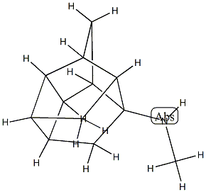 1,2,4-Ethanylylidene-1H-cyclobuta[cd]pentalen-4(1aH)-amine,hexahydro-N-methyl-,()-(8CI) Structure