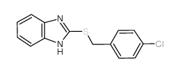 1H-Benzimidazole,2-[[(4-chlorophenyl)methyl]thio]- picture