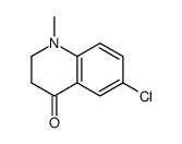 6-chloro-1-methyl-2,3-dihydroquinolin-4-one结构式