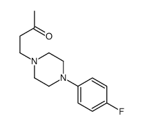 4-[4-(4-fluorophenyl)piperazin-1-yl]butan-2-one结构式