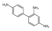4-(4-aminophenyl)benzene-1,3-diamine Structure