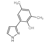 3-(3,5-dimethyl-2-hydroxyphenyl)pyrazole structure