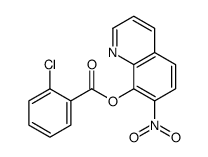 (7-nitroquinolin-8-yl) 2-chlorobenzoate结构式
