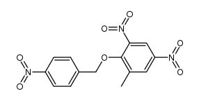 (2-methyl-4,6-dinitro-phenyl)-(4-nitro-benzyl)-ether Structure