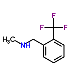 甲基-(2-三氟甲基-苄基)-胺结构式