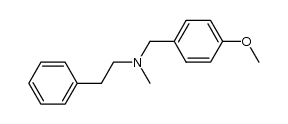 (4-methoxy-benzyl)-methyl-phenethyl-amine结构式